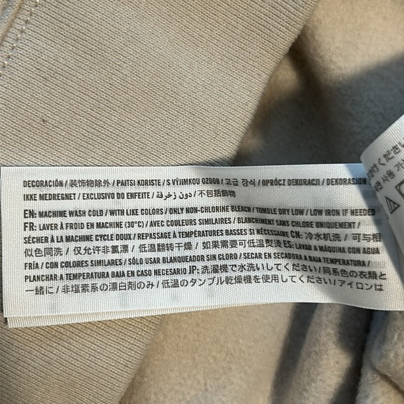 Abercrombie and Fitch Side-Snap Boyfriend Sweatshirt NWT - Picture 7 of 8